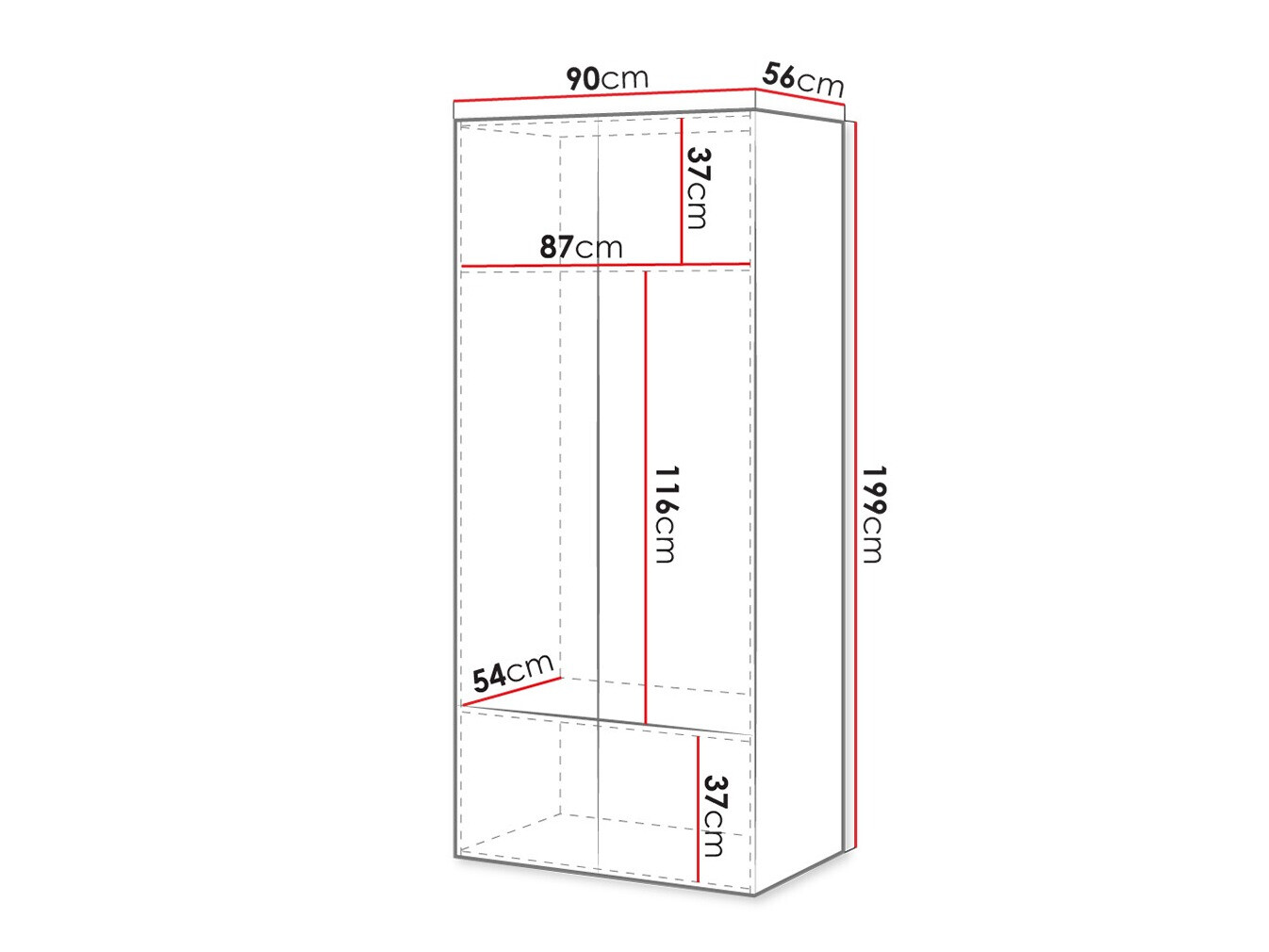 Wardrobe Dicto (White)