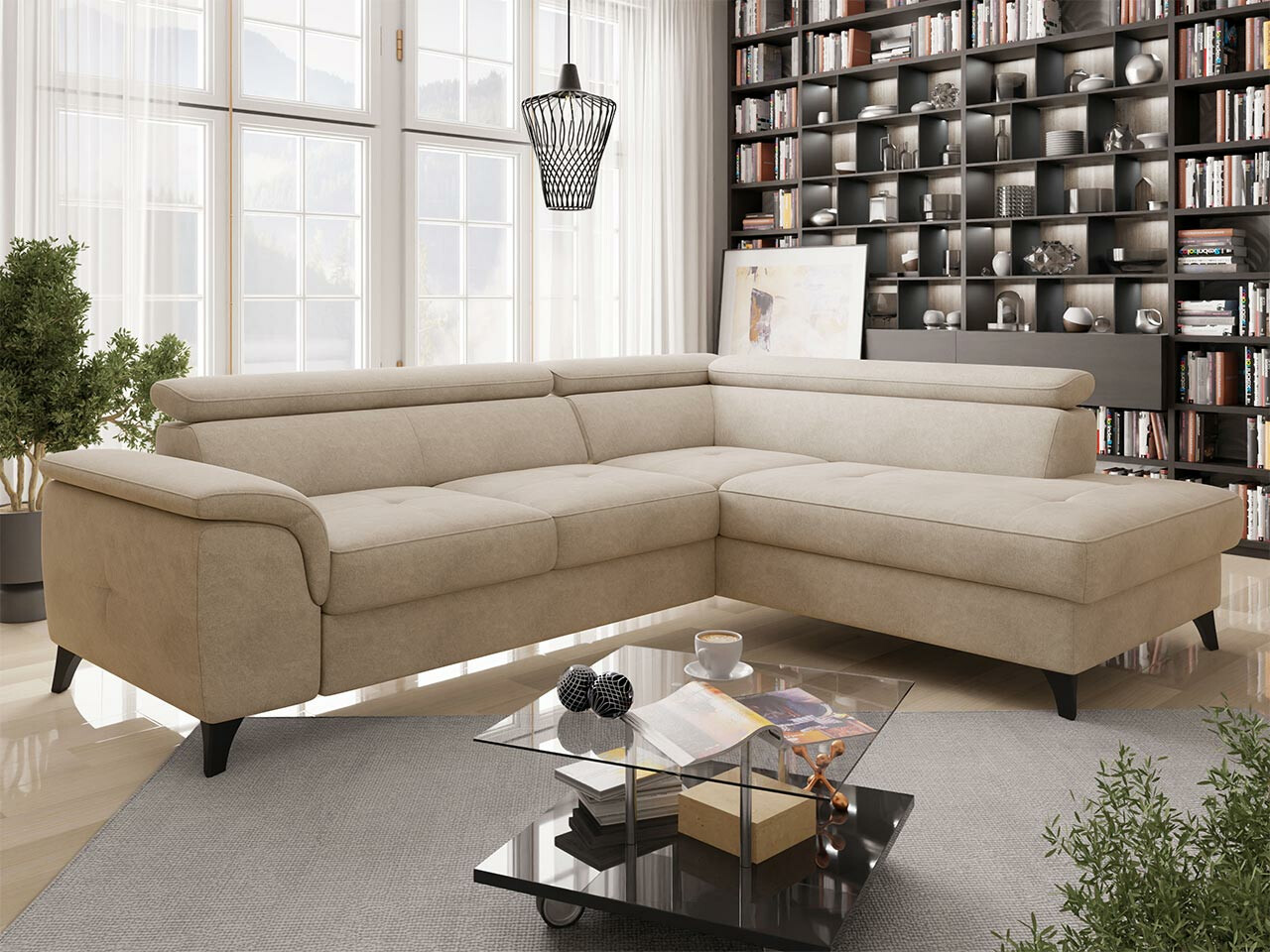 Corner sofa Lincoln 178 (Zetta 291)
