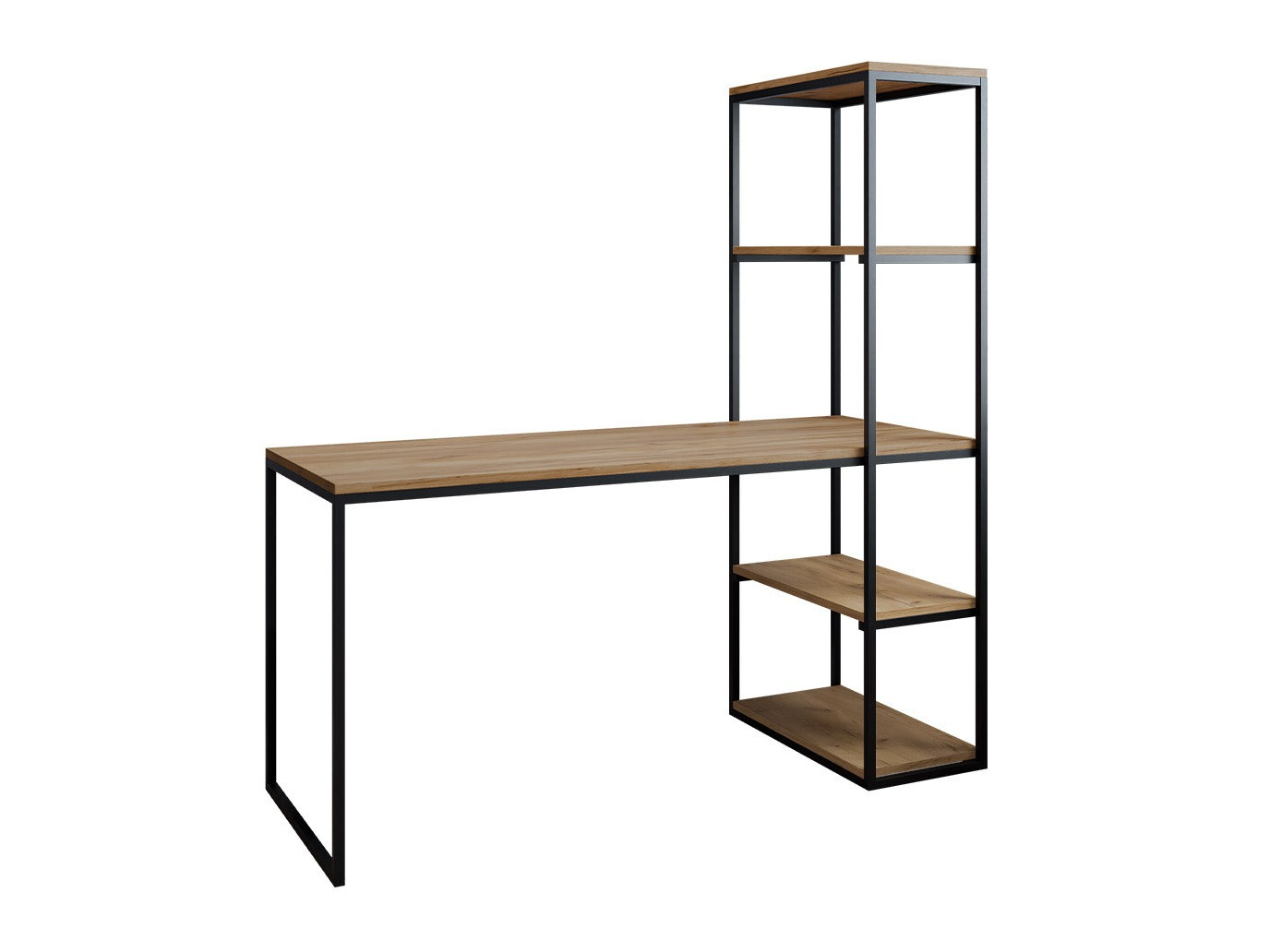 Desk Oswego 107 (Brown + Black)