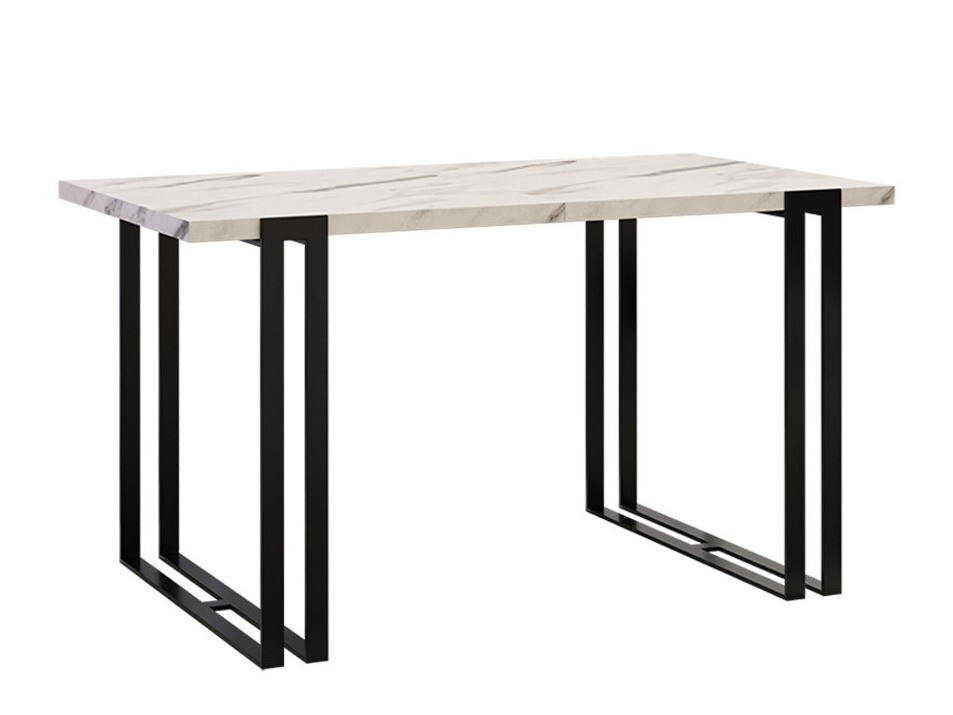 Table Comfivo Sors (White Marmuro + Black)