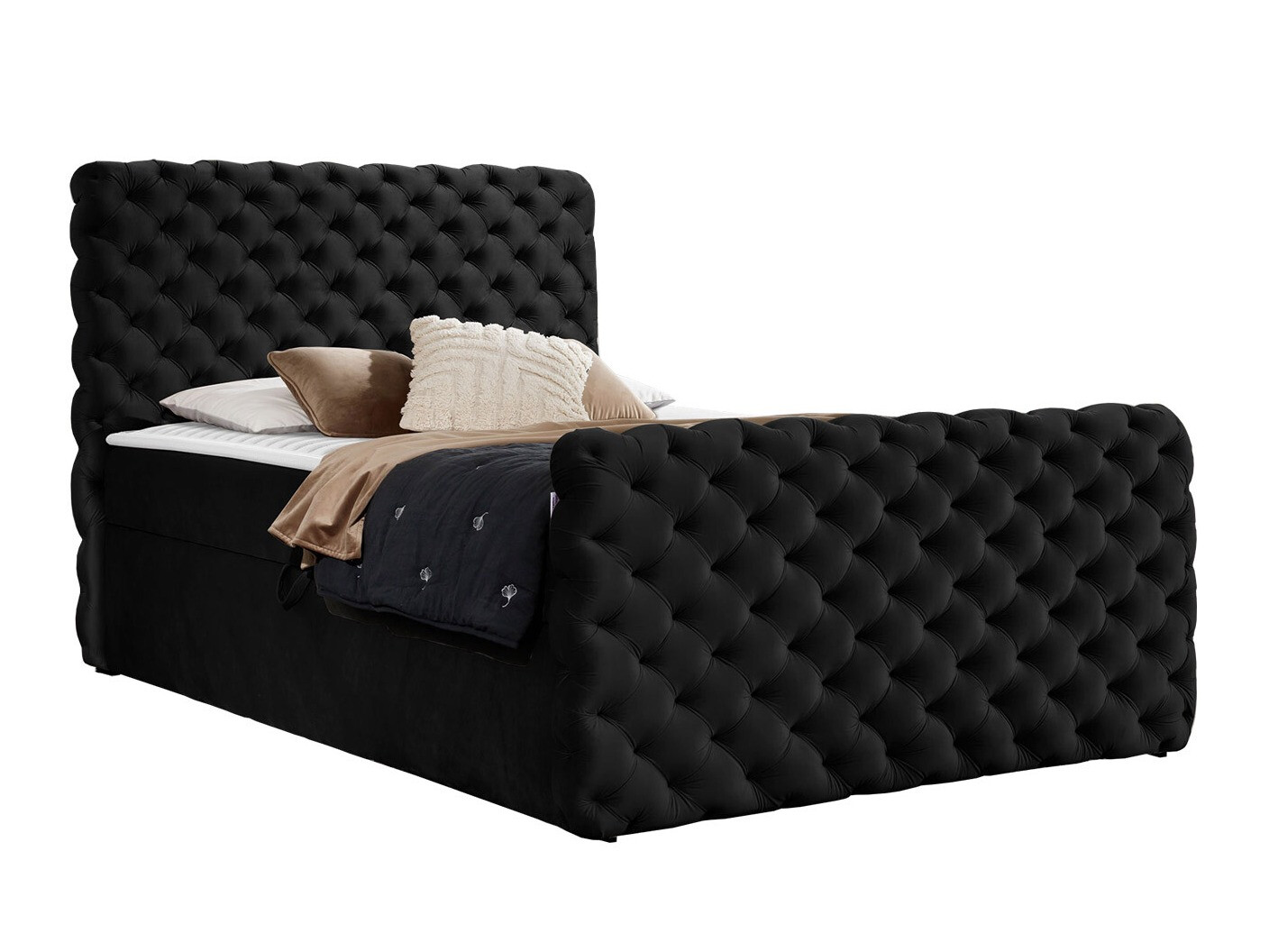 Continental bed Lac I (Velluto 20)