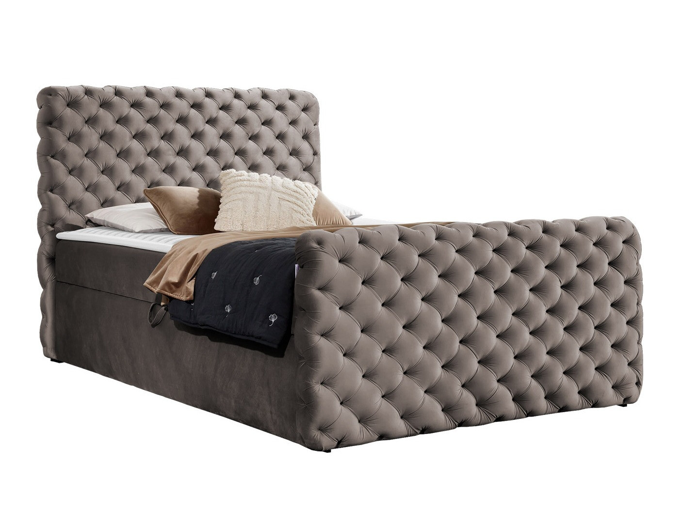 Continental bed Lac I (Velluto 29)