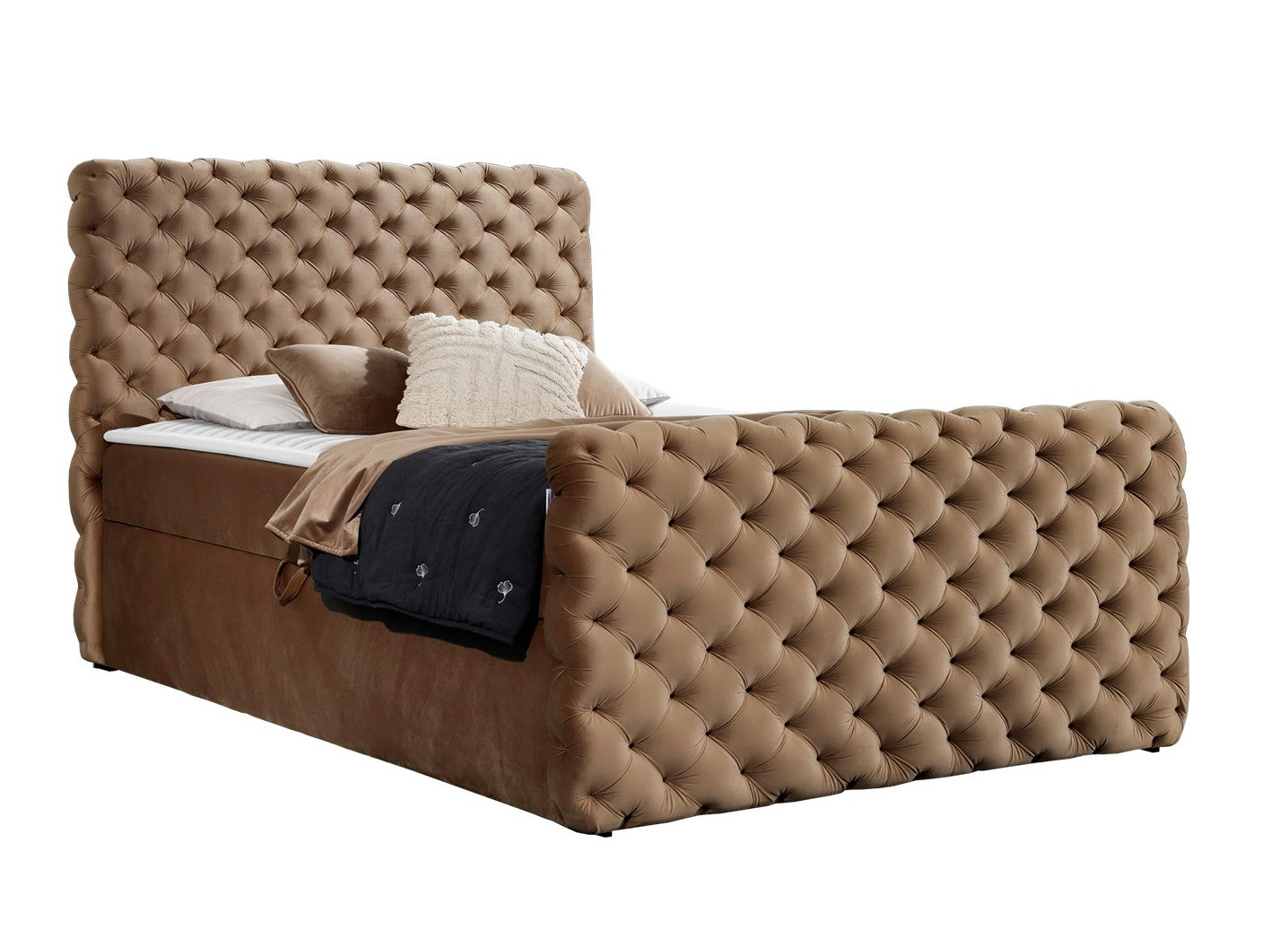 Continental bed Lac I (Velluto 30)