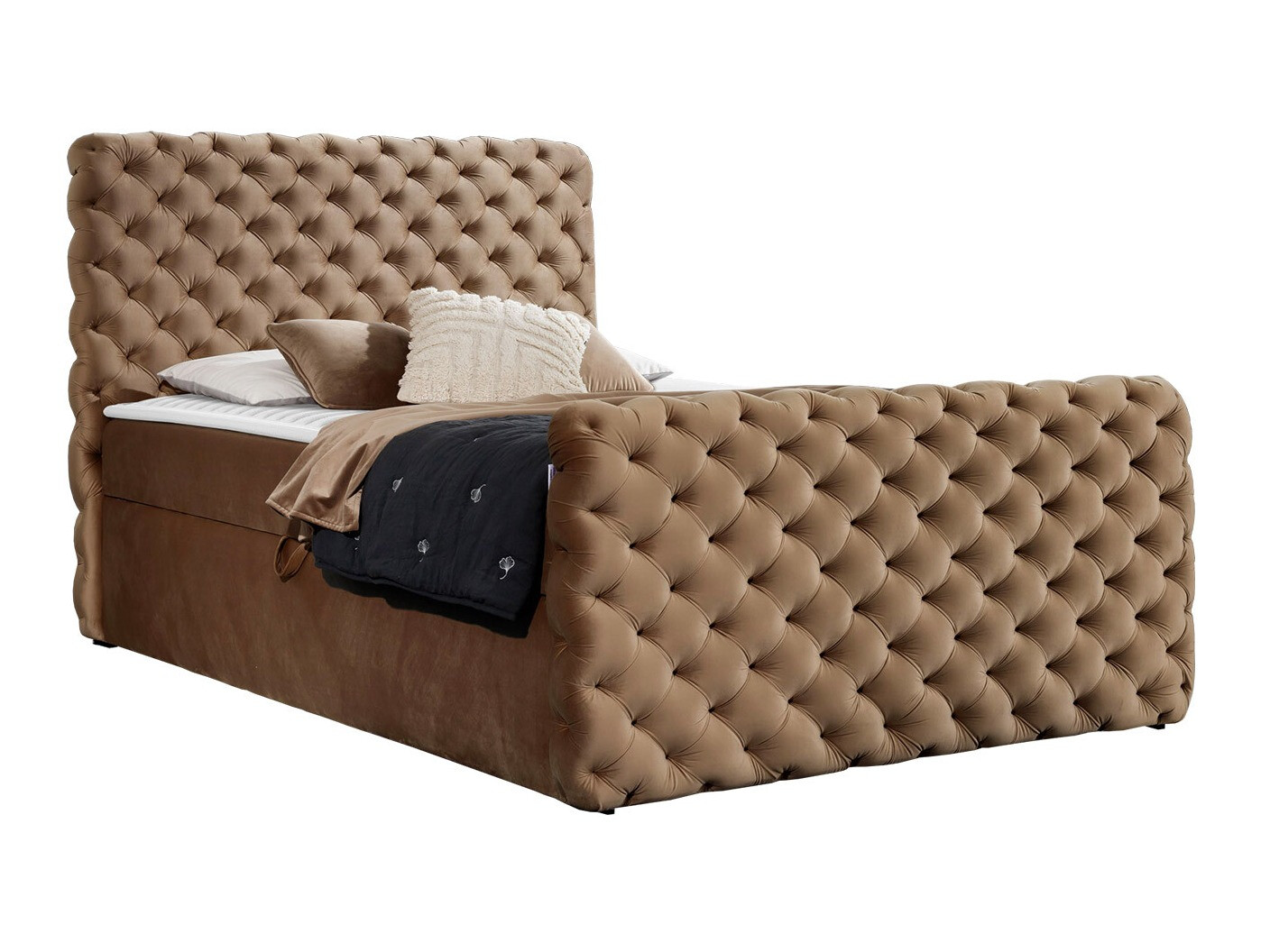 Continental bed Lac I (Velluto 30)