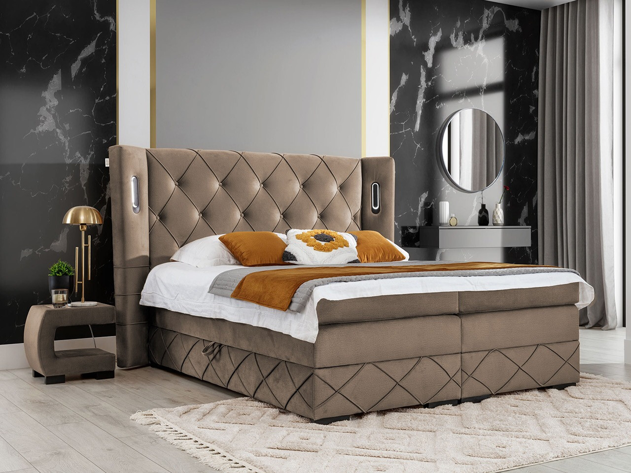 Continental bed Historia (Kameleon 09)