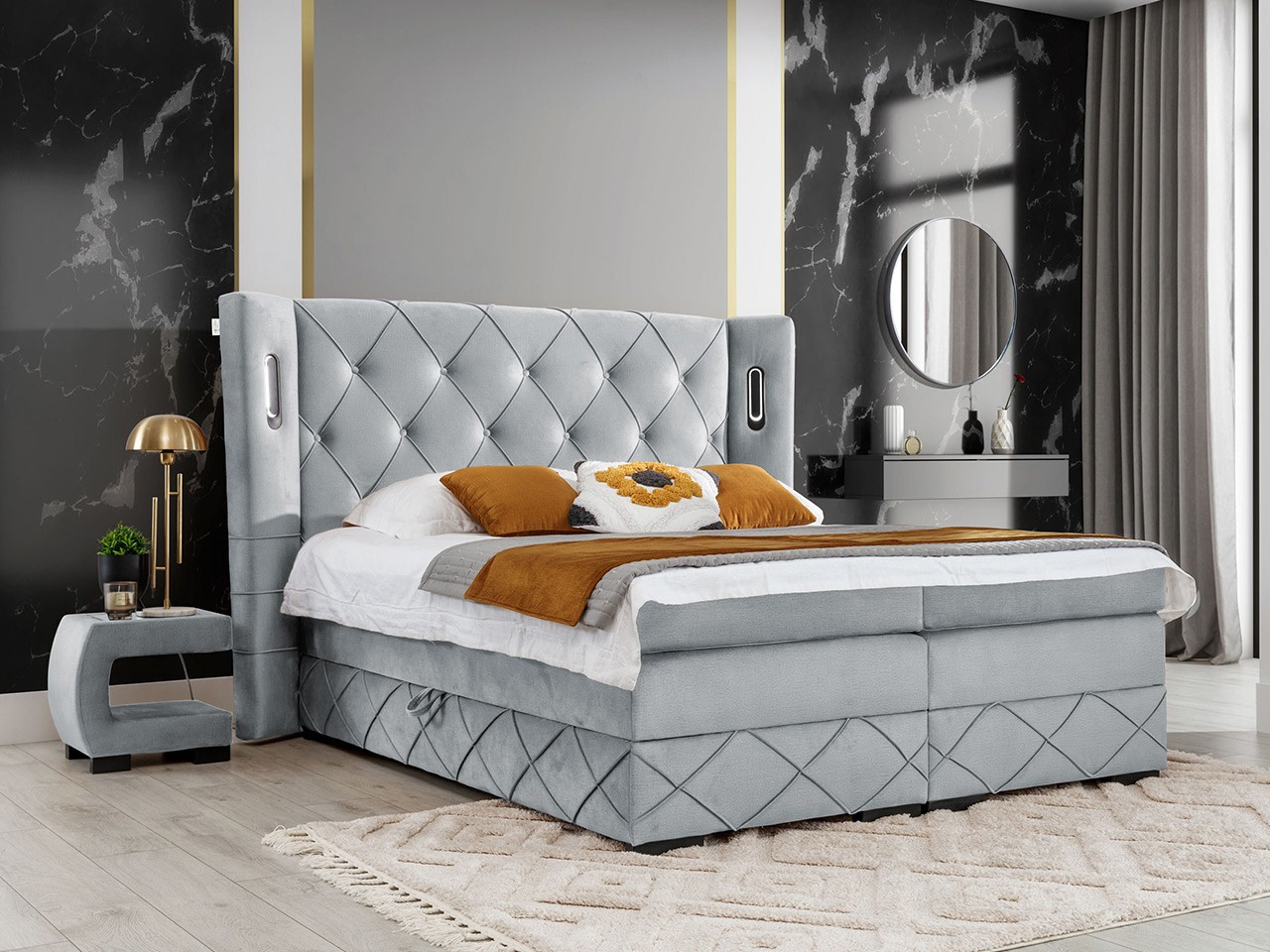 Continental bed Historia (Kameleon 84)