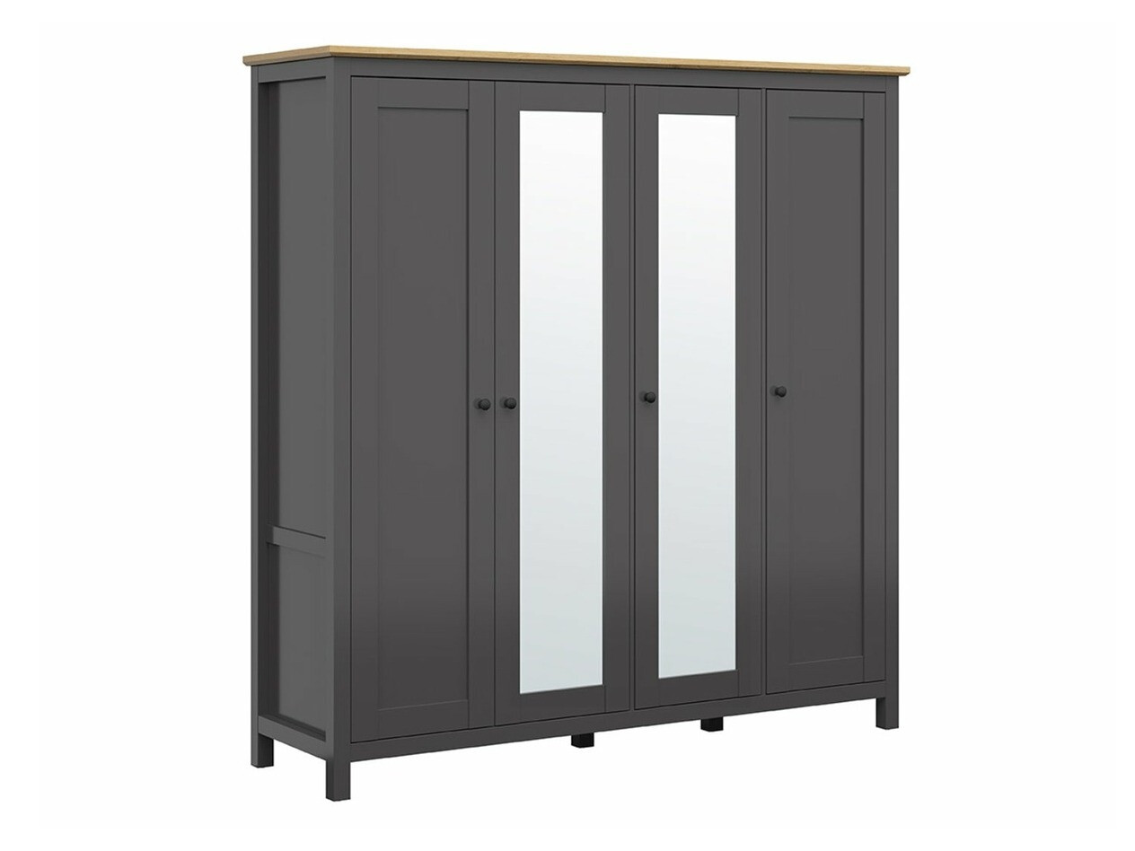 Wardrobe Sordoro 133 (Graphite + Artisan oak)