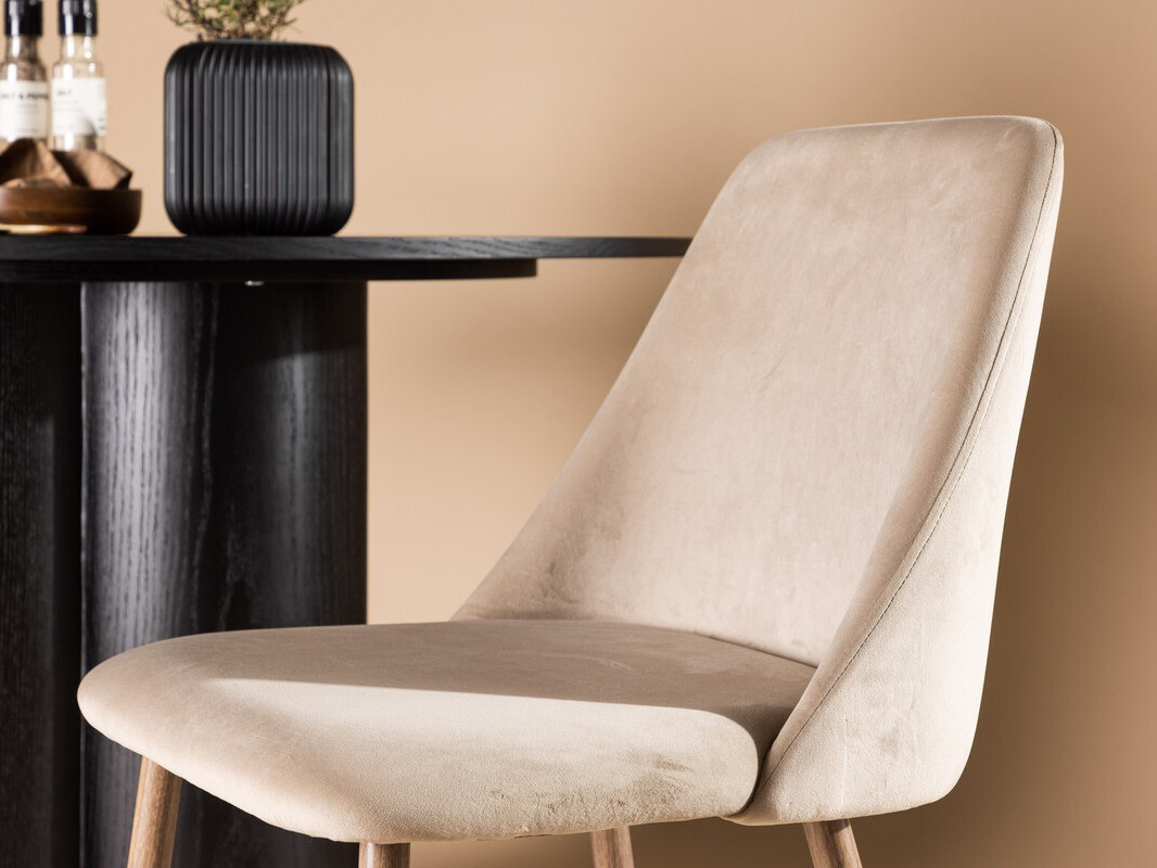 Chair Dallas 3886 (Beige + Walnut)