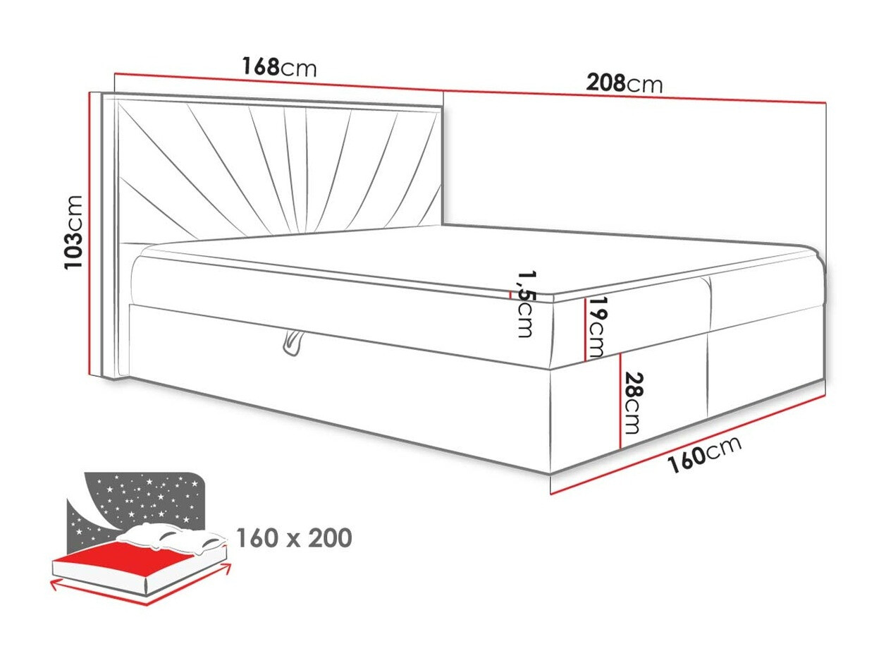 Continental bed Navis (Twist 23)