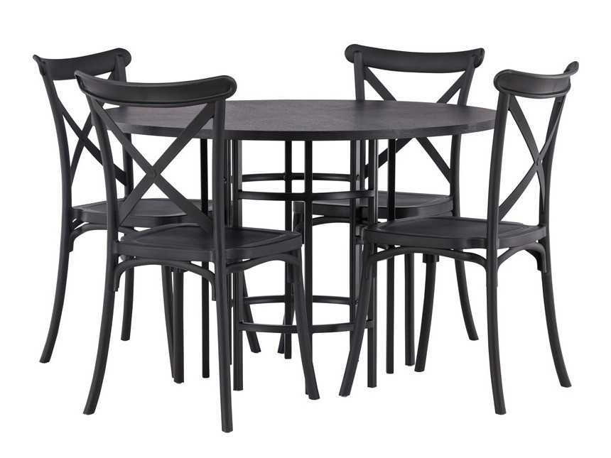 Dining set Dallas 3917 (Black)