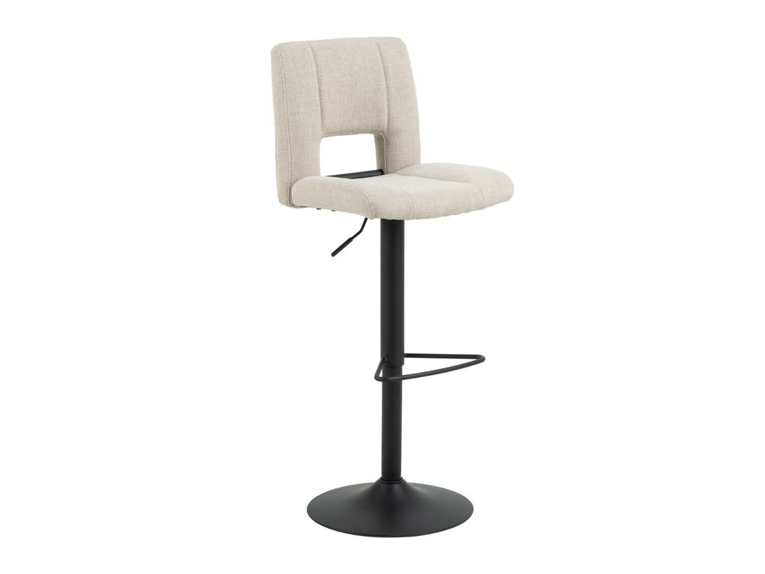 Counter stool Norsica 678 (Beige + Black)
