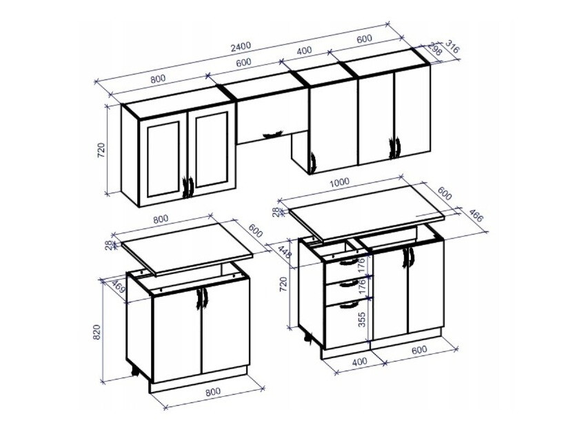 Kitchen set Houston Lumen II