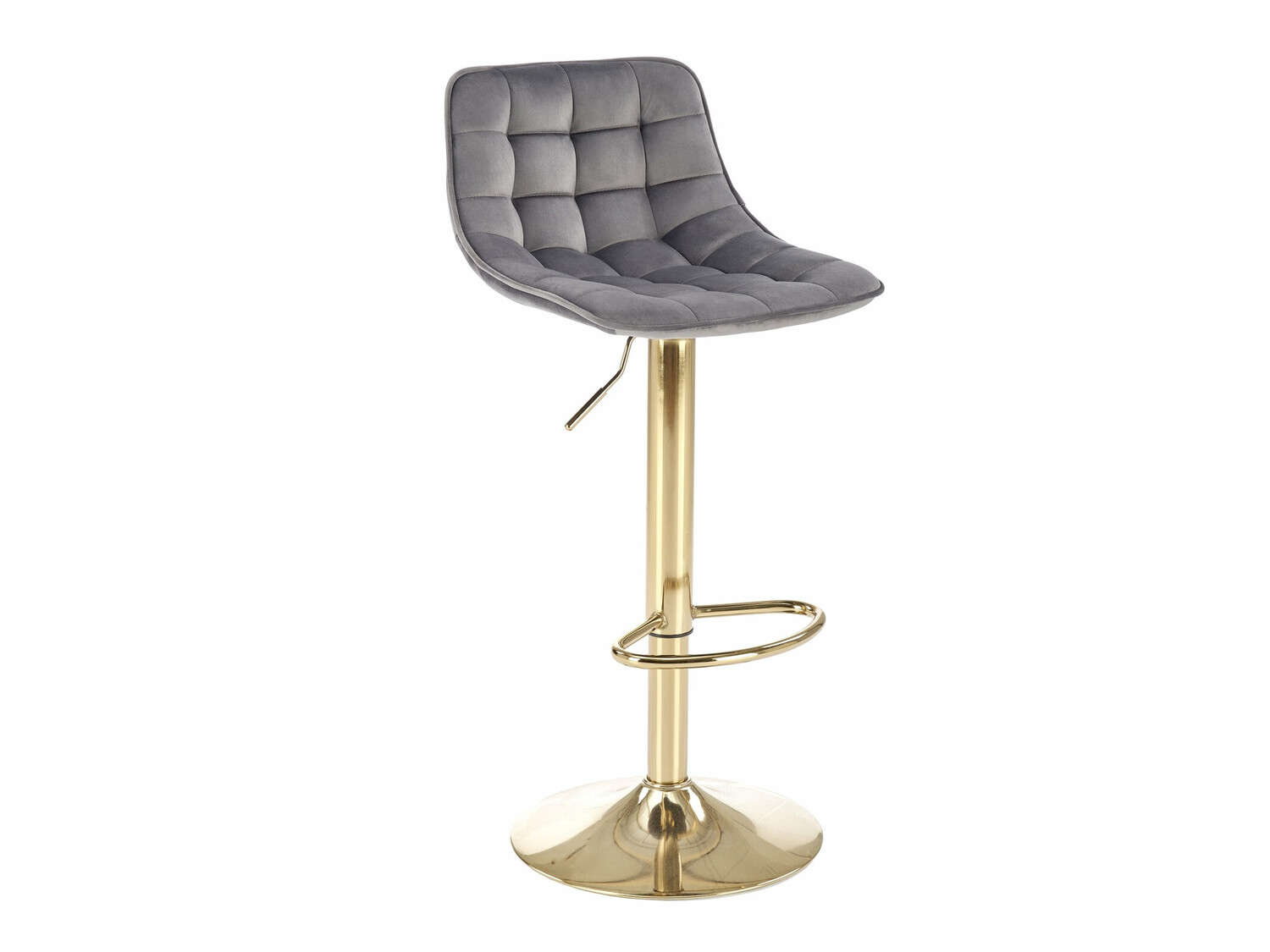 Bar stool Houston 1441 (Grey + Golden)