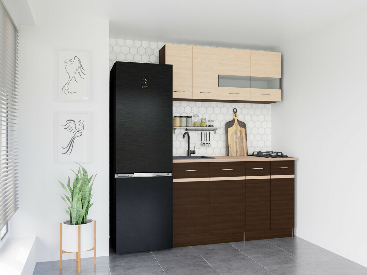 Modular kitchen set Eli Dark 117