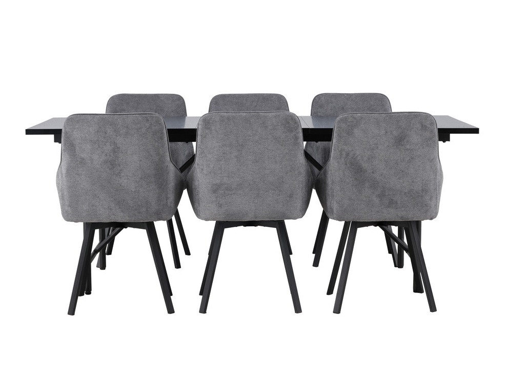 Dining set Dallas 3963 (Grey + Black)