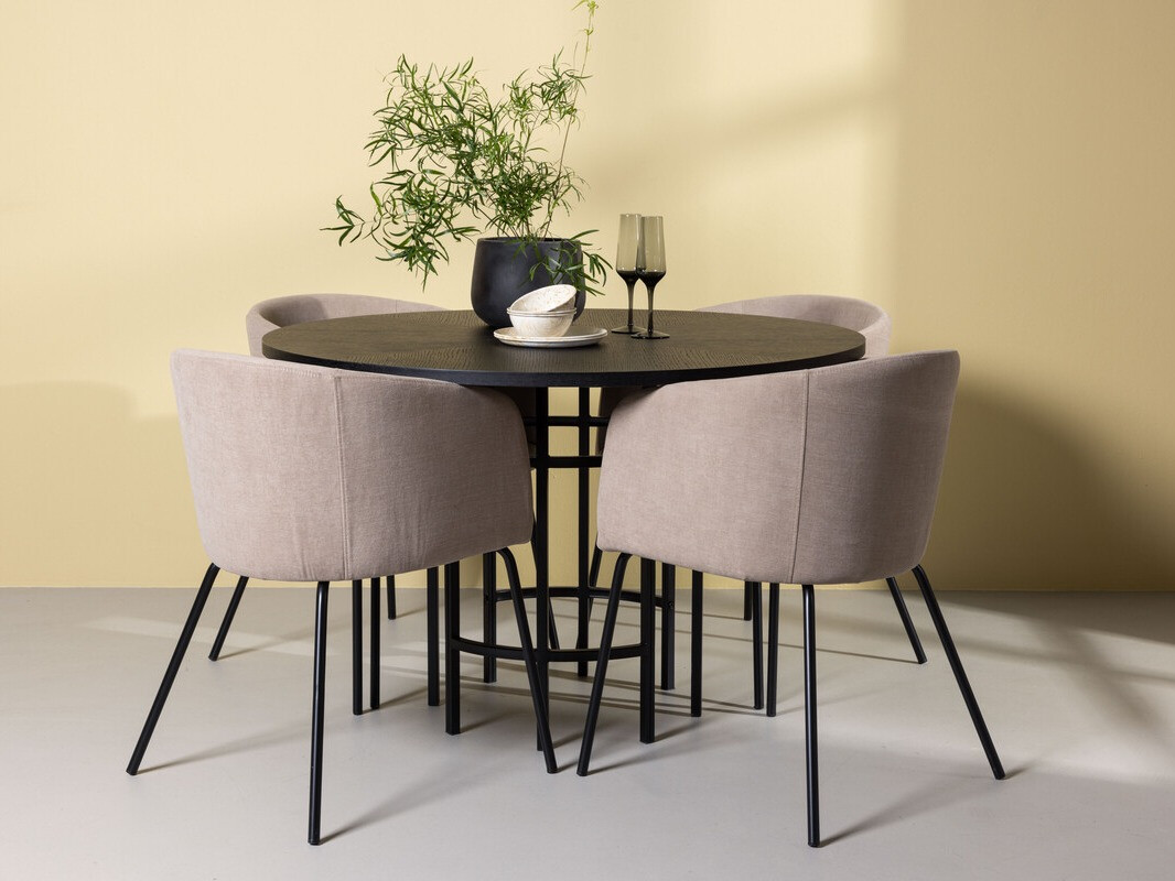 Dining set Dallas 3972 (Black)