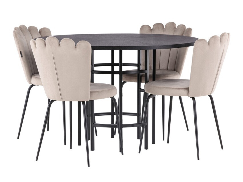 Dining set Dallas 3973 (Black)