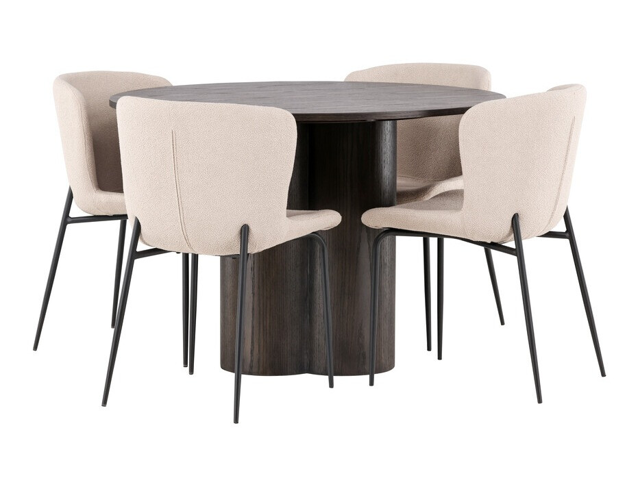 Dining set Dallas 3989 (Beige + Black)