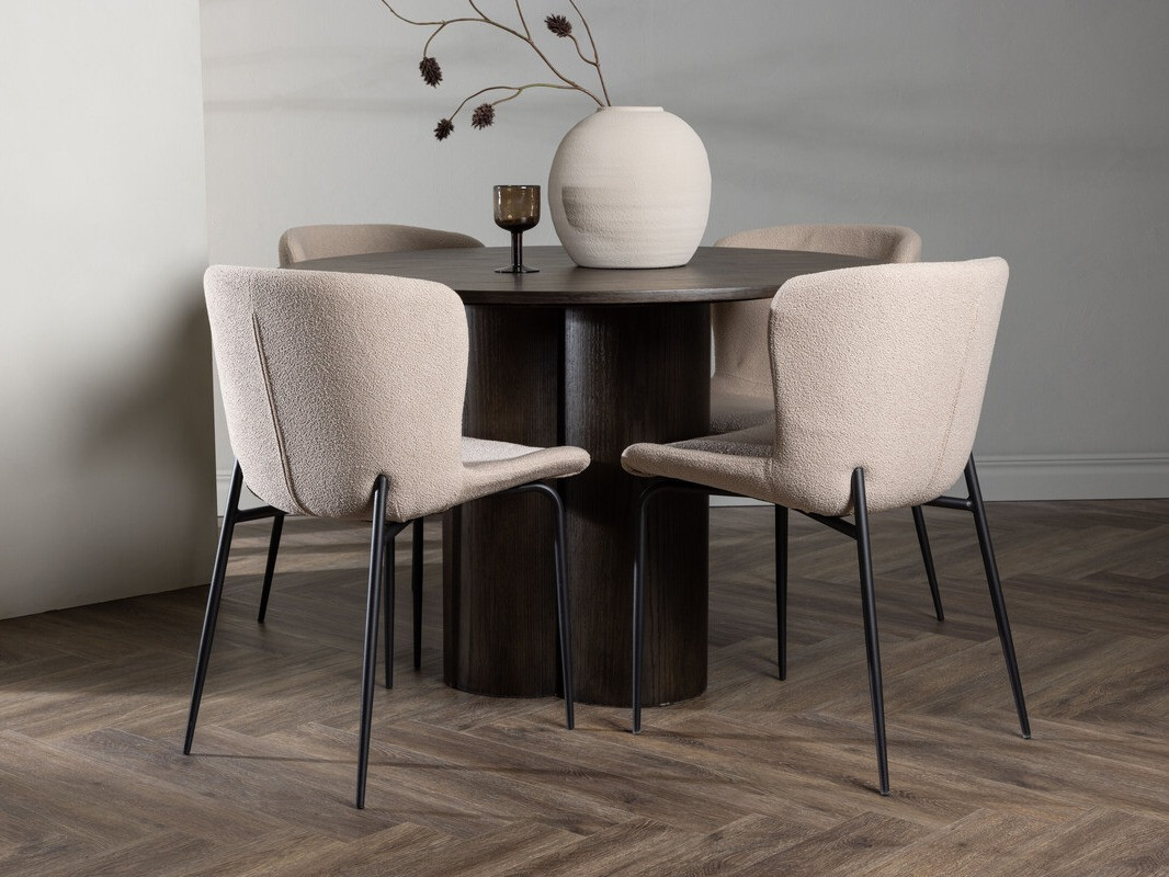 Dining set Dallas 3989 (Beige + Black)
