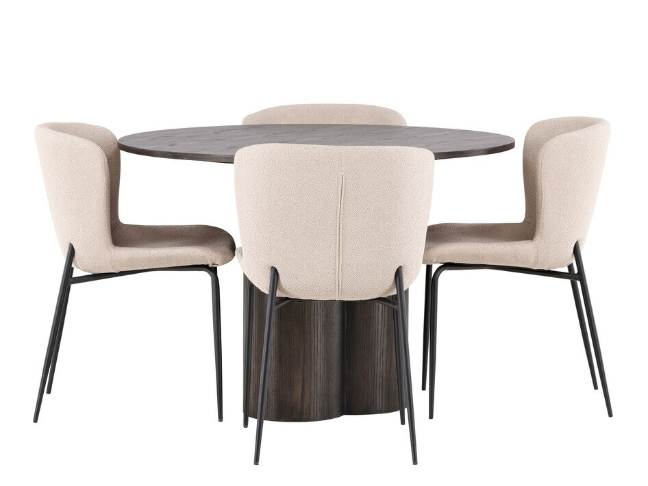 Dining set Dallas 3989 (Beige + Black)