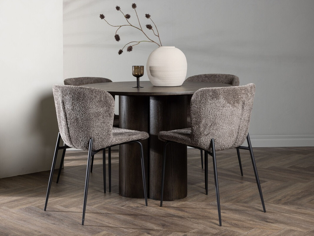 Dining set Dallas 3989 (Brown + Black)