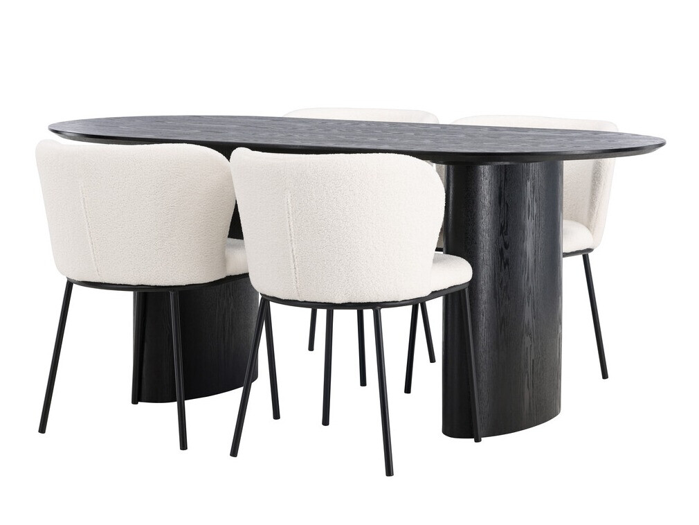 Dining set Dallas 3990 (Black)
