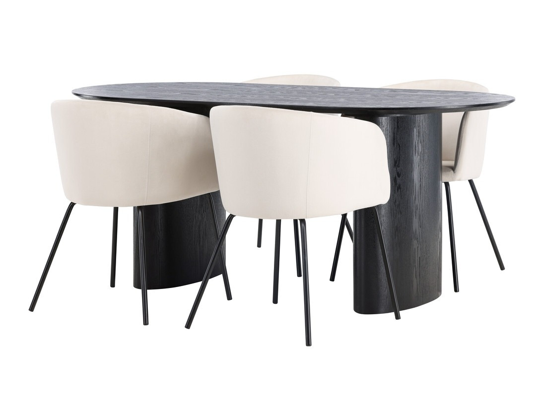 Dining set Dallas 3992 (Black)