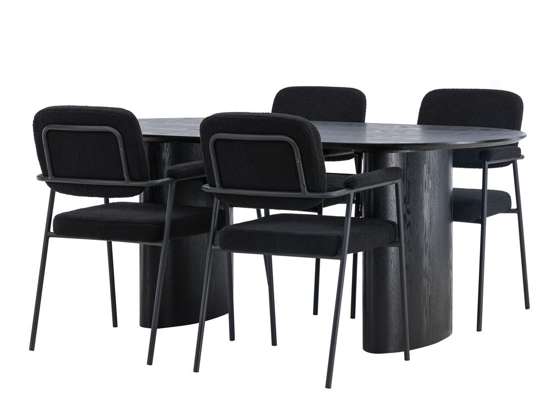Dining set Dallas 3996 (Black)