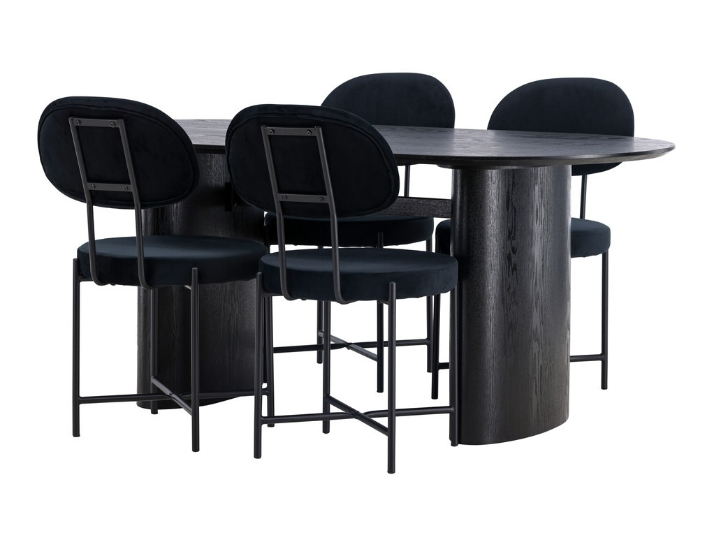 Dining set Dallas 3997 (Black)