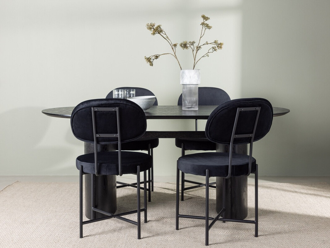 Dining set Dallas 3997 (Black)