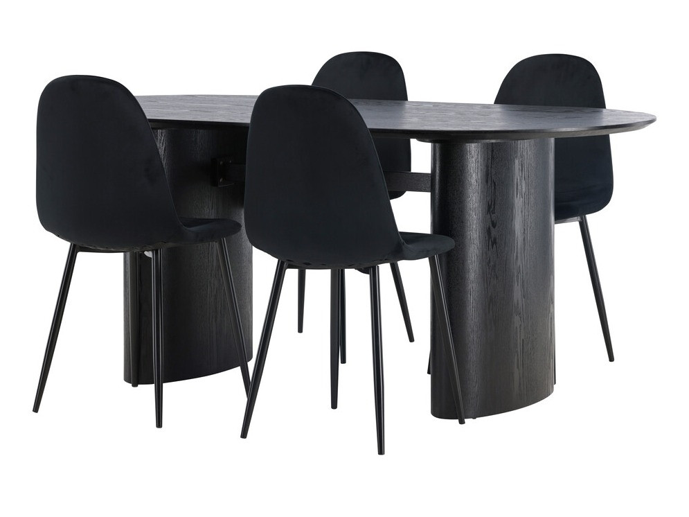 Dining set Dallas 3998 (Black)