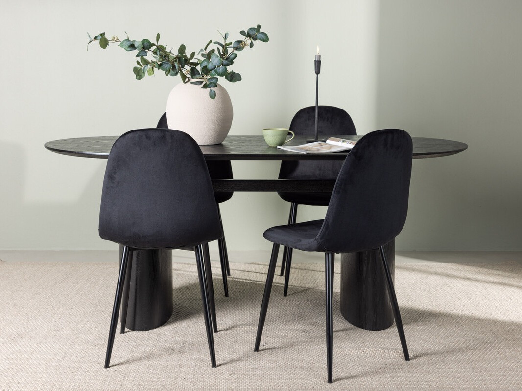 Dining set Dallas 3998 (Black)