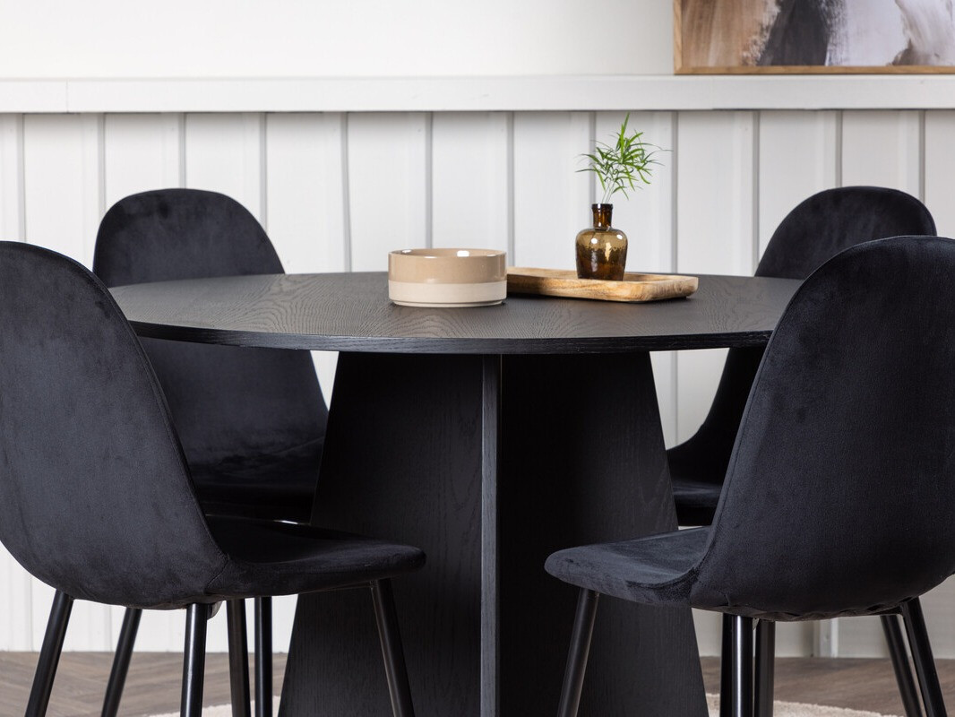 Dining set Dallas 4008 (Black)