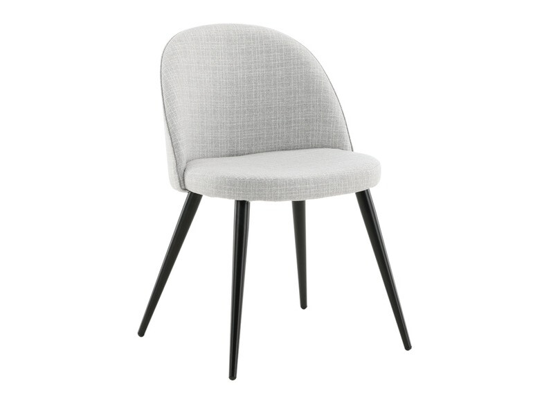 Dining set Dallas 1876 (Light grey + Black)