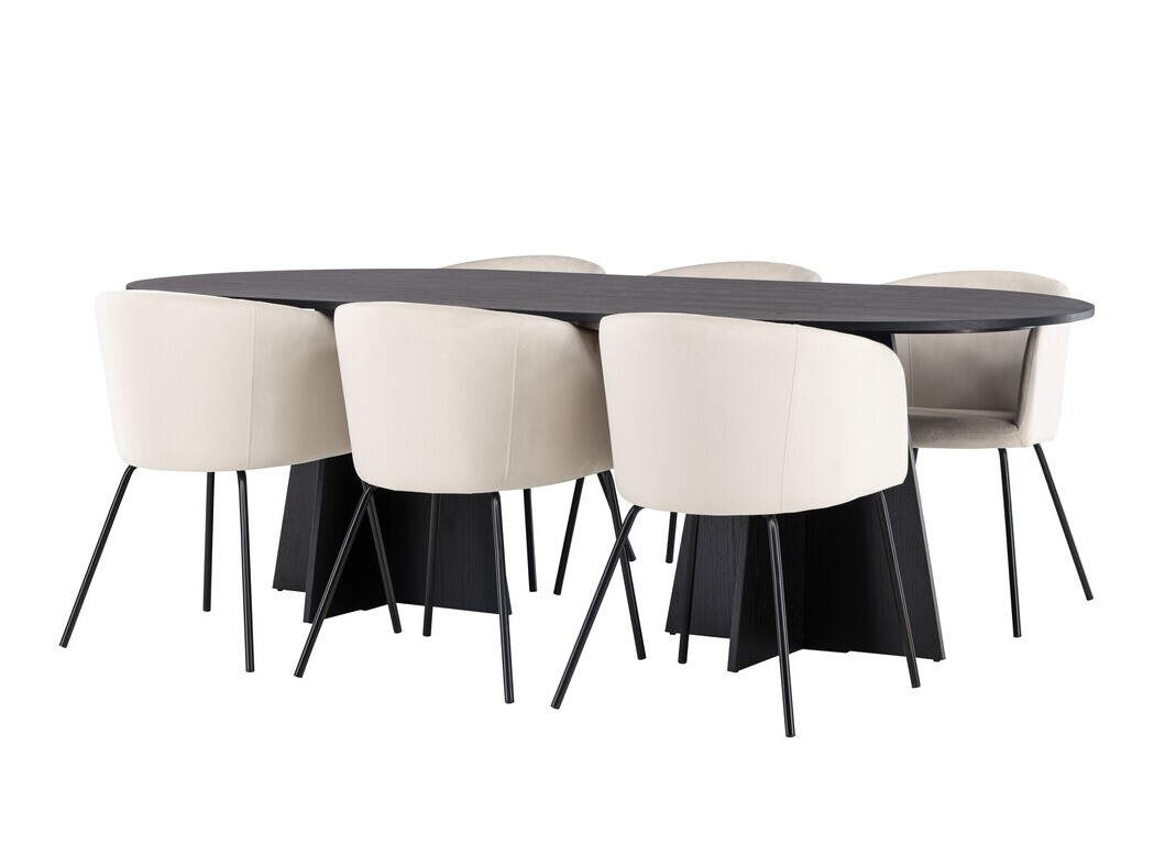 Dining set Dallas 4019 (Cream)