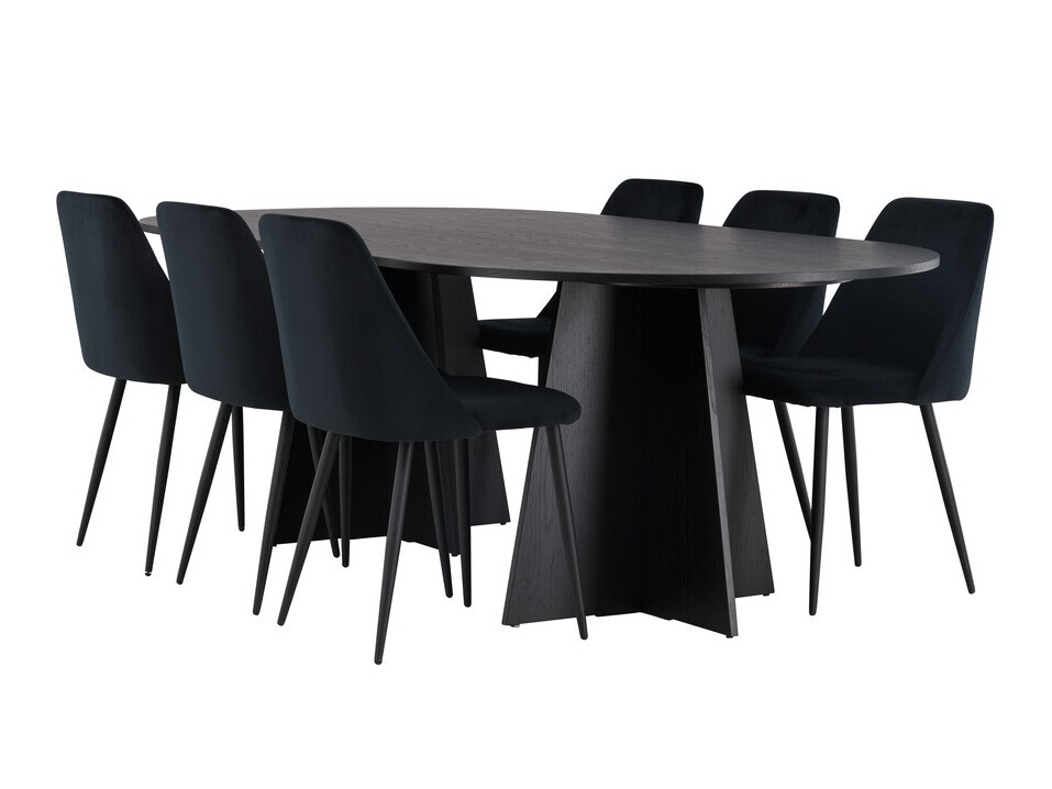 Dining set Dallas 4020 (Black)