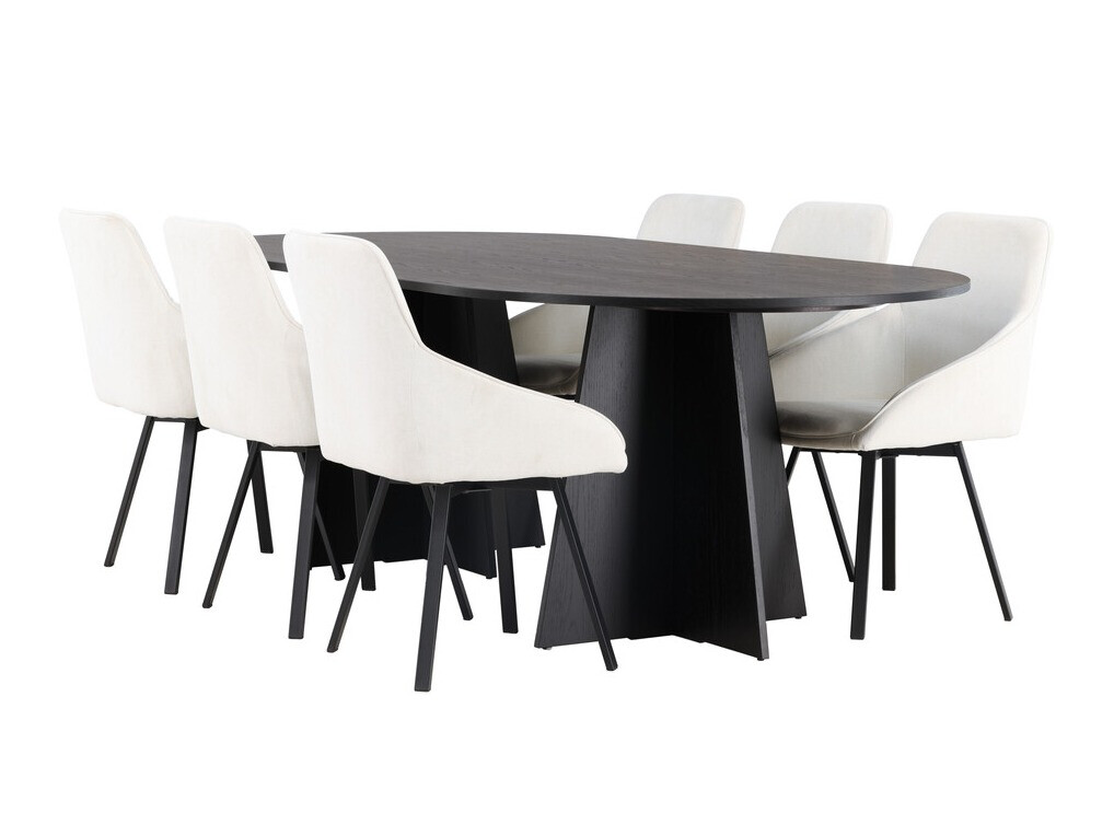 Dining set Dallas 4021 (Beige + Black)