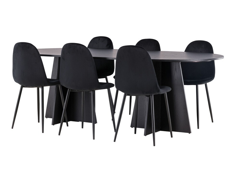 Dining set Dallas 4032 (Black)