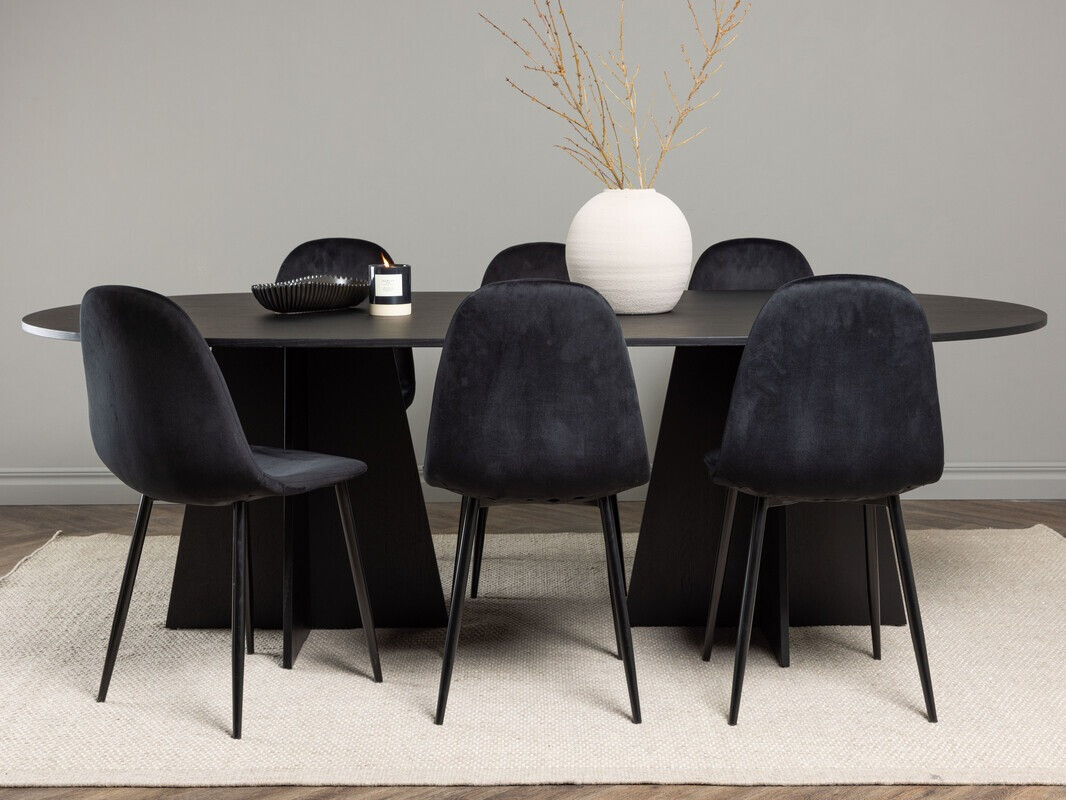 Dining set Dallas 4032 (Black)