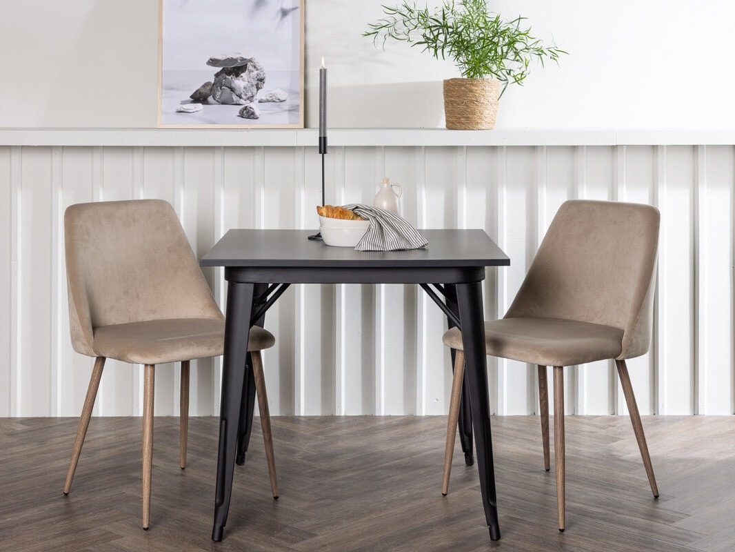 Dining set Dallas 4049 (Beige + Nut)