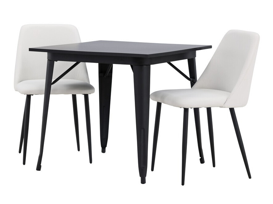 Dining set Dallas 4049 (White + Black)