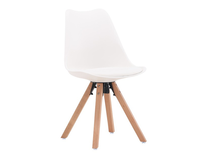 Dining set Dallas 4050 (White + Light wood)