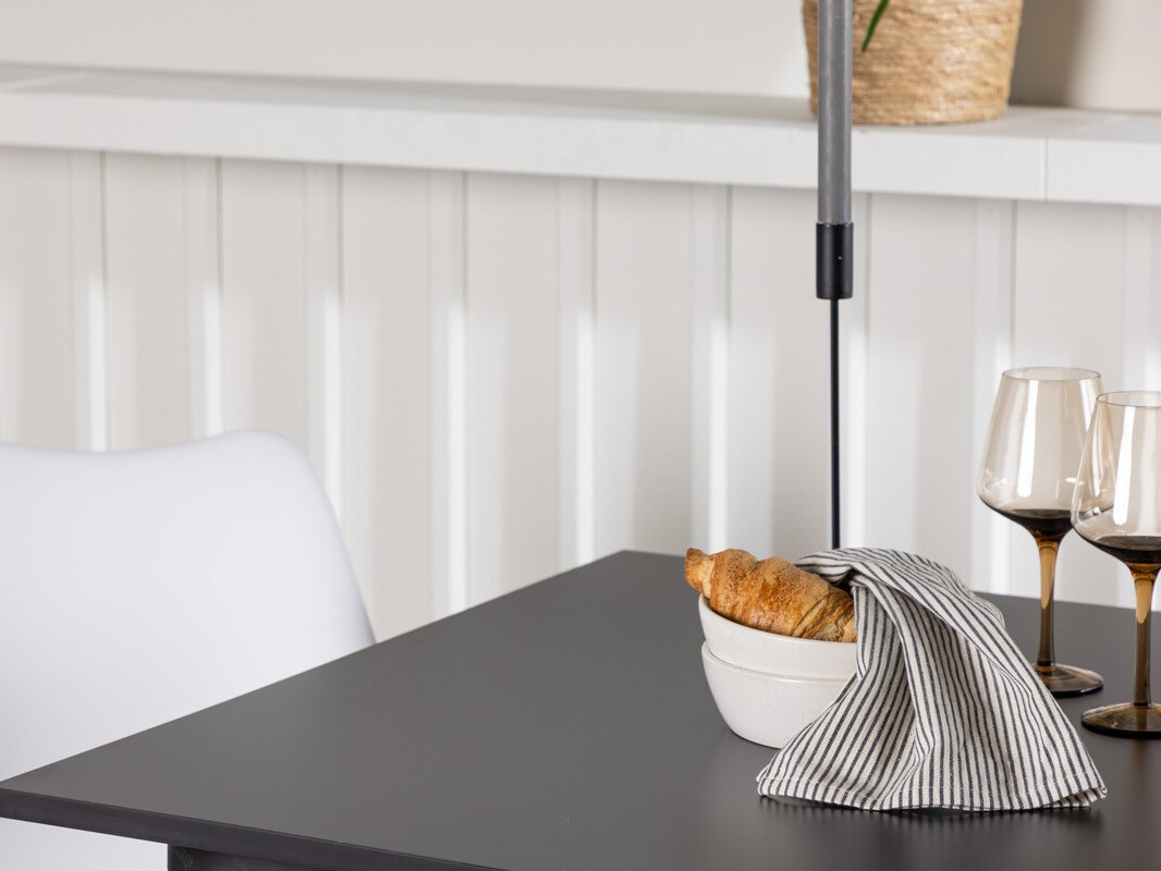 Dining set Dallas 4050 (White + Light wood)