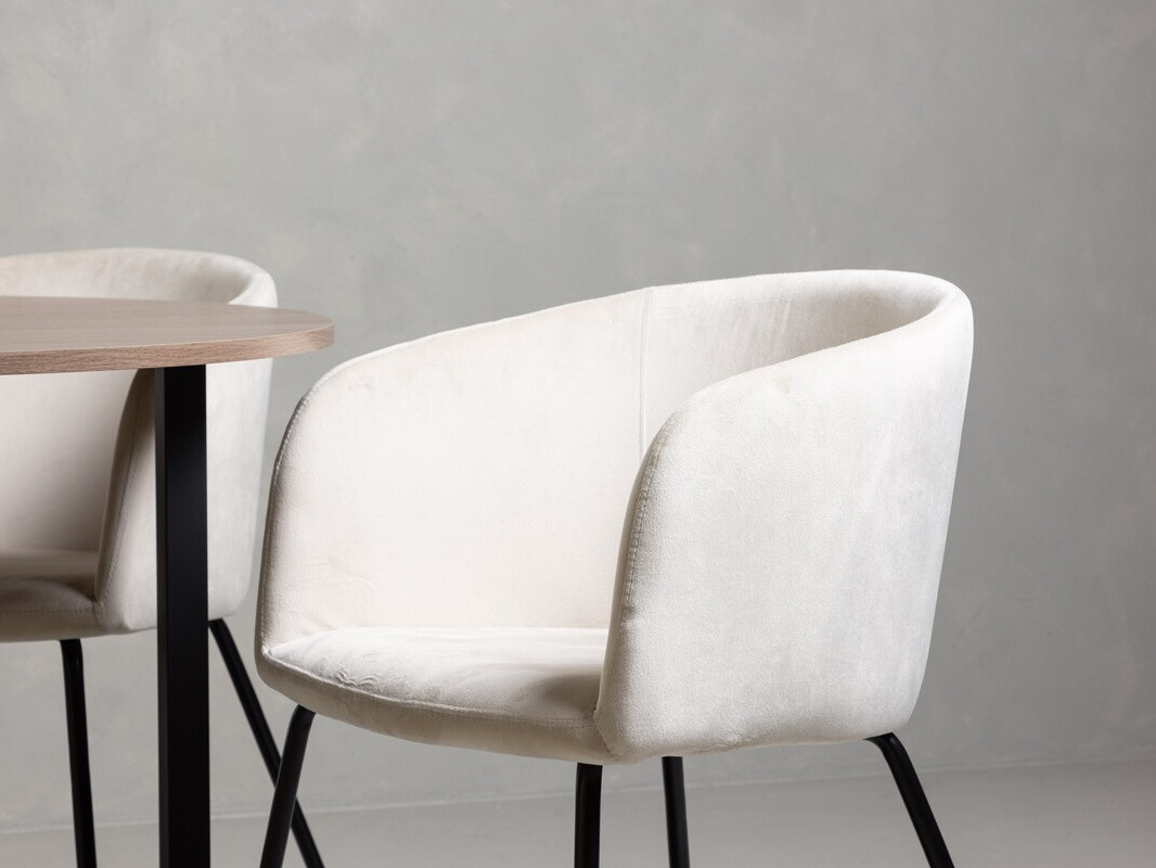 Dining set Dallas 4052 (Cream + Black)