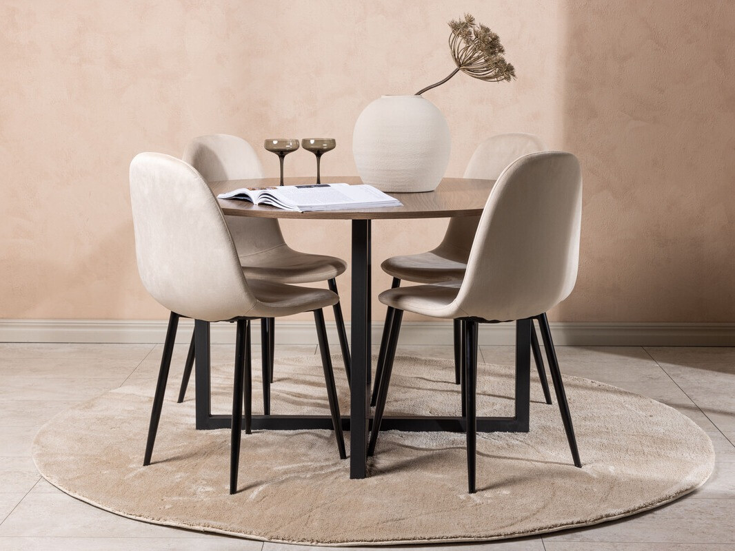 Dining set Dallas 4054 (Beige + Black)