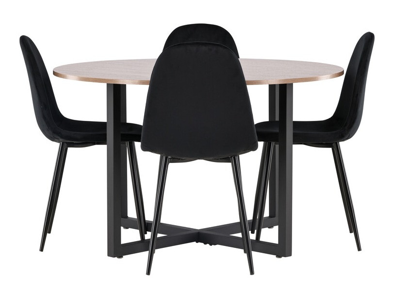 Dining set Dallas 4054 (Black)