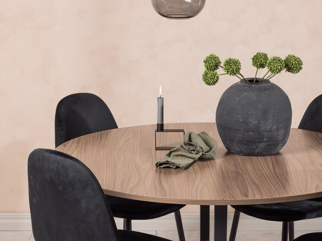 Dining set Dallas 4054 (Black)