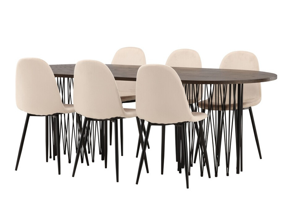 Dining set Dallas 4062 (Beige + Black)
