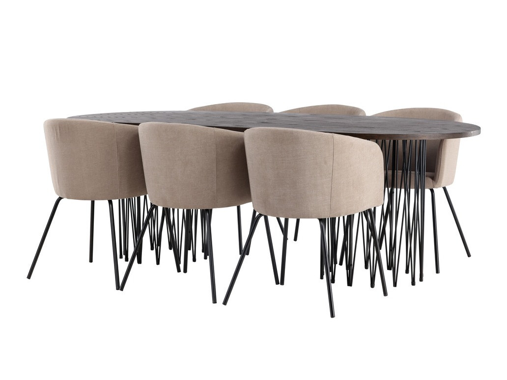 Dining set Dallas 4063 (Beige + Black)