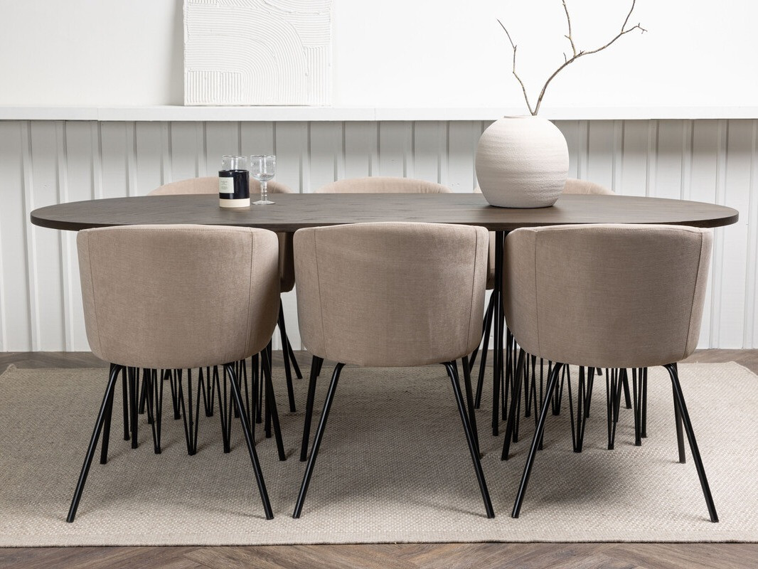 Dining set Dallas 4063 (Beige + Black)